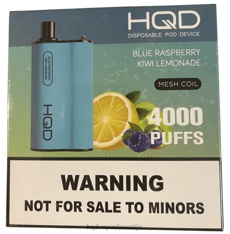 borovničeva malina kivi limonada HQD BOX 4000 vpihov V26FR85 - HQD cigareta -
