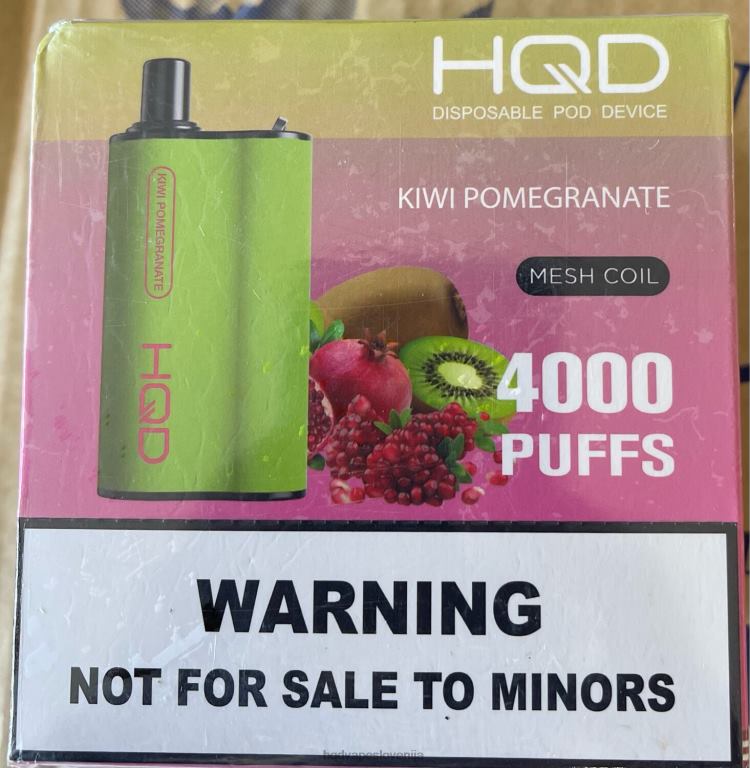 granatno jabolko kivi HQD BOX 4000 vpihov V26FR99 - HQD store -