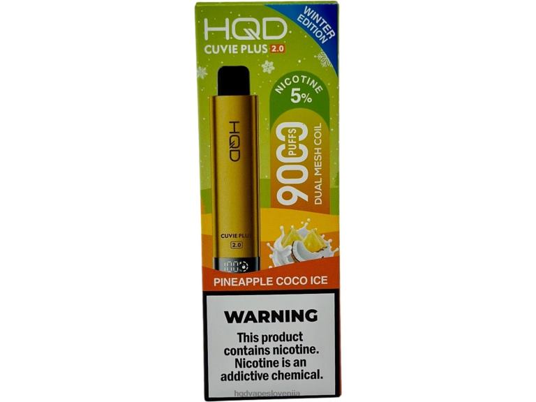ananasov kokosov led HQD CUVIE PLUS 2.0 (zimska izdaja) V26FR233 - HQD vapes -