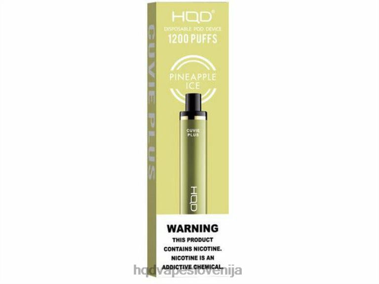 ananasov led HQD CUVIE PLUS vape za enkratno uporabo V26FR234 - HQD vape price -