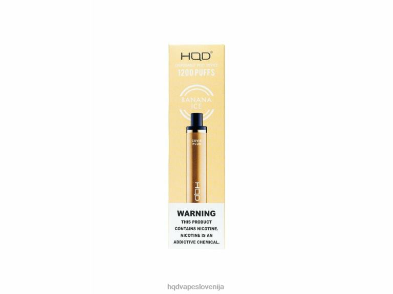 bananin led HQD CUVIE PLUS vape za enkratno uporabo V26FR128 - HQD vape cena -