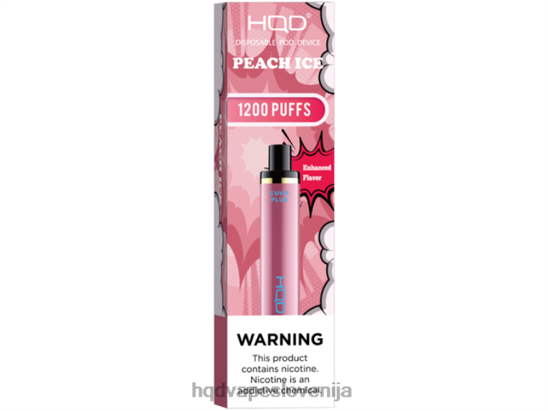 breskov led HQD CUVIE PLUS vape za enkratno uporabo V26FR230 - HQD vape Slovenija -