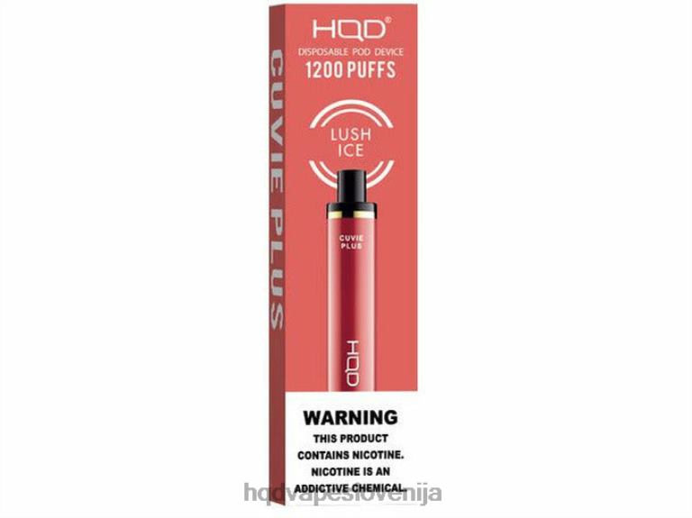 bujni led HQD CUVIE PLUS vape za enkratno uporabo V26FR212 - HQD vape sale -
