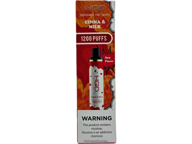 cina in mleko HQD CUVIE PLUS za enkratno uporabo V26FR154 - HQD vape price -