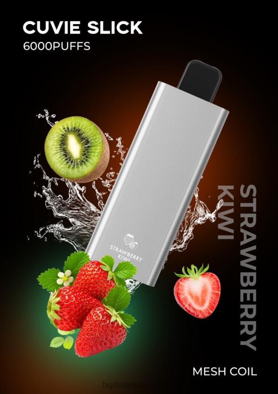 gladek jagodni kivi HQD CUVIE SLICK 6000 vpihov V26FR24 - HQD vape price -