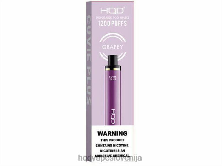 grapey HQD CUVIE PLUS vape za enkratno uporabo V26FR171 - HQD vape Ljubljana -