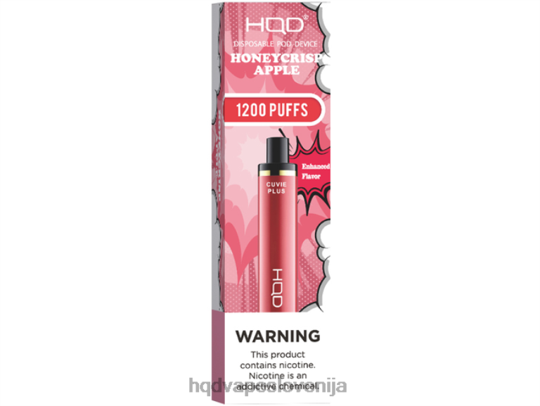 honeycrisp jabolko HQD CUVIE PLUS za enkratno uporabo V26FR175 - HQD cigareta -