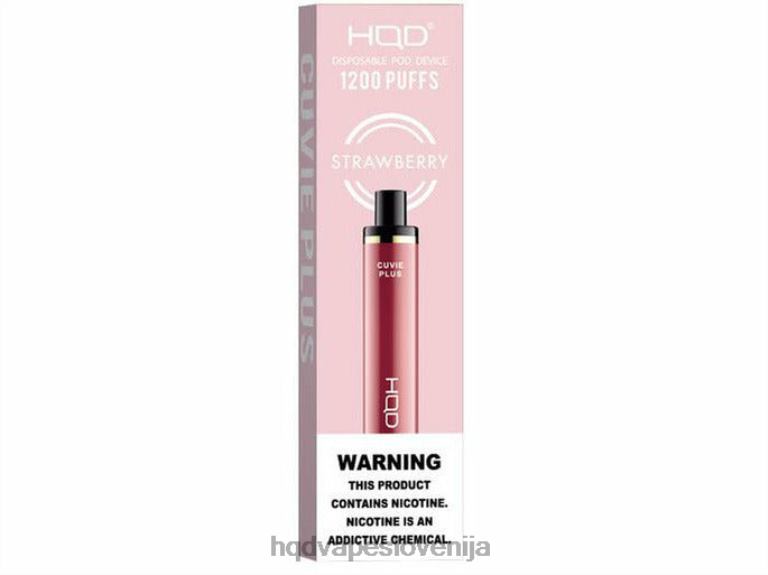 jagoda HQD CUVIE PLUS vape za enkratno uporabo V26FR252 - HQD vape sale -