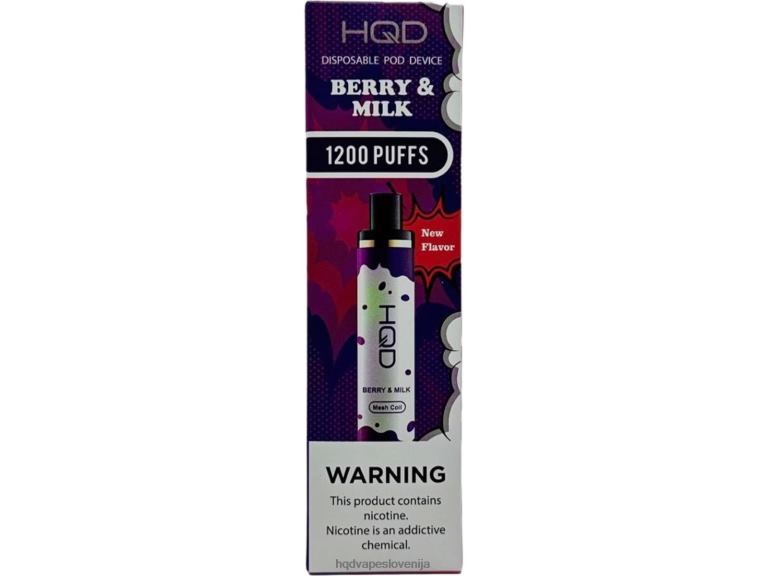jagodičje in mleko HQD CUVIE PLUS za enkratno uporabo V26FR130 - HQD vape Slovenija -