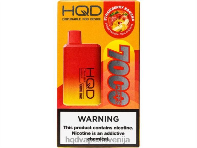 jagodna banana HQD CUVIE BAR za enkratno uporabo V26FR253 - HQD vapes -