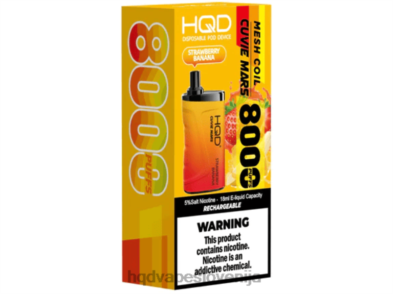 jagodna banana HQD CUVIE MARS za enkratno uporabo V26FR255 - HQD cigareta -