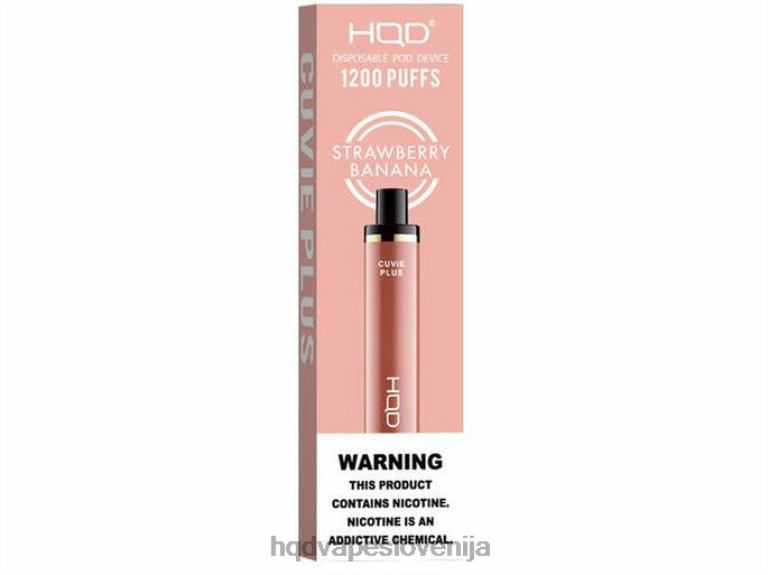 jagodna banana HQD CUVIE PLUS vape za enkratno uporabo V26FR256 - HQD vape flavors -