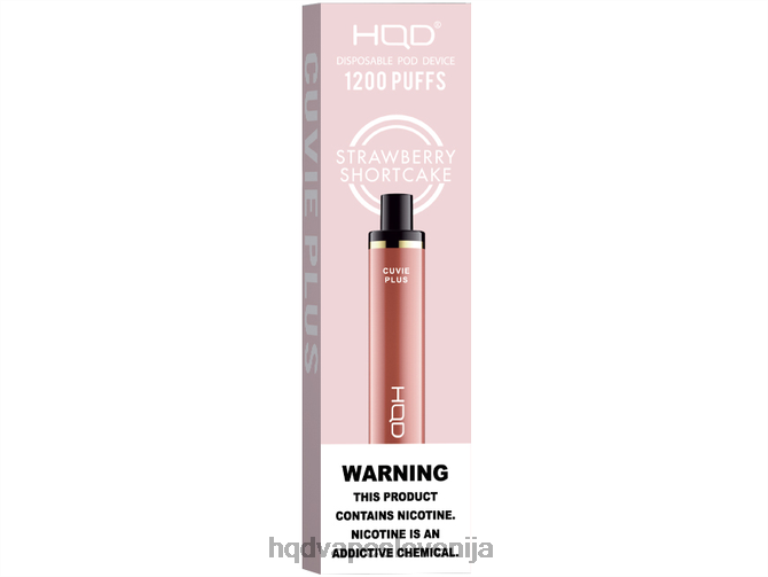 jagodna torta HQD CUVIE PLUS vape za enkratno uporabo V26FR259 - HQD store -