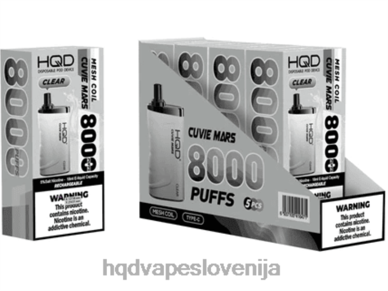 jasno HQD CUVIE MARS za enkratno uporabo V26FR156 - HQD vape flavors -