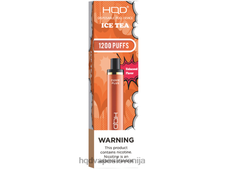 ledeni čaj HQD CUVIE PLUS vape za enkratno uporabo V26FR203 - HQD vapes -