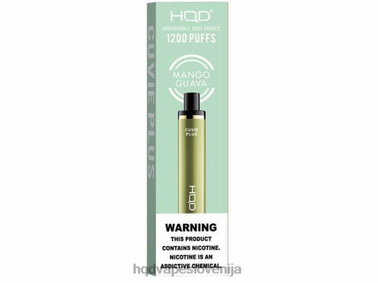 mango guava HQD CUVIE PLUS vape za enkratno uporabo V26FR214 - HQD vape price -