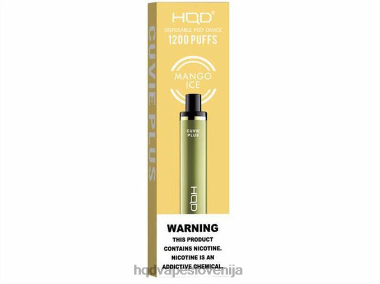 mangov led HQD CUVIE PLUS vape za enkratno uporabo V26FR216 - HQD vape flavors -
