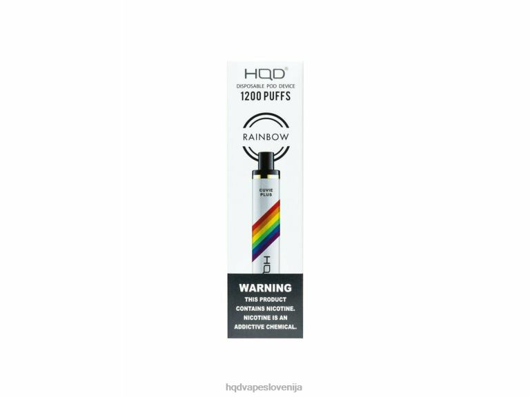 mavrica HQD CUVIE PLUS za enkratno uporabo V26FR241 - HQD vape Ljubljana -