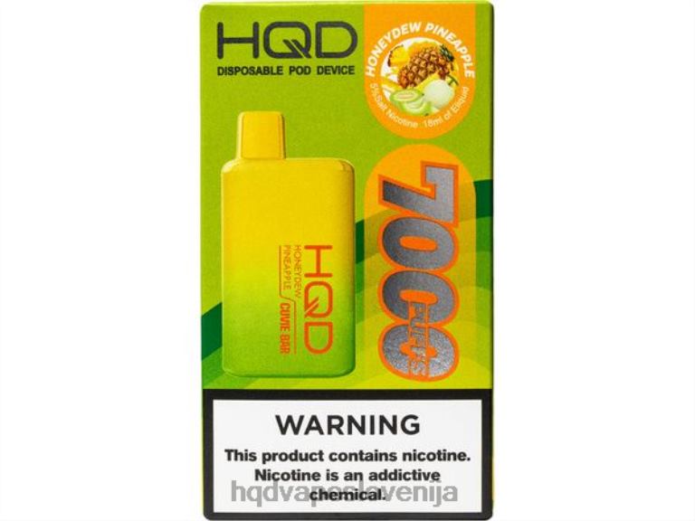 medeni ananas HQD CUVIE BAR za enkratno uporabo V26FR176 - HQD vape flavors -