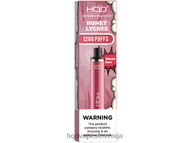 medeni liči HQD CUVIE PLUS vape za enkratno uporabo V26FR174 - HQD vape price -