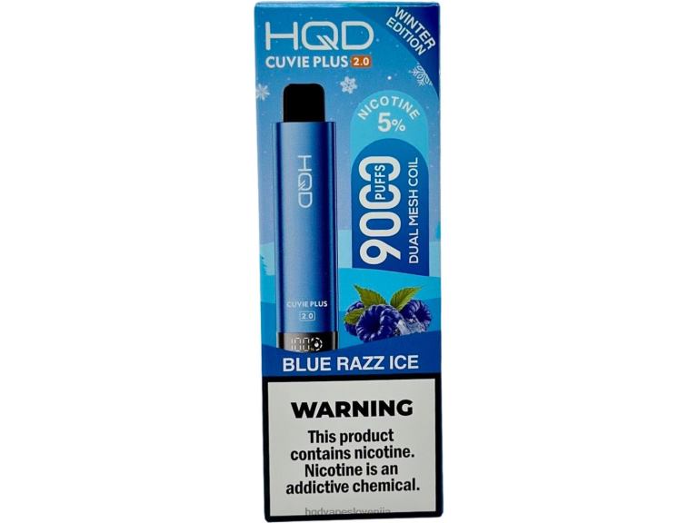 modri razz led HQD CUVIE PLUS 2.0 (zimska izdaja) V26FR138 - HQD vape cena -