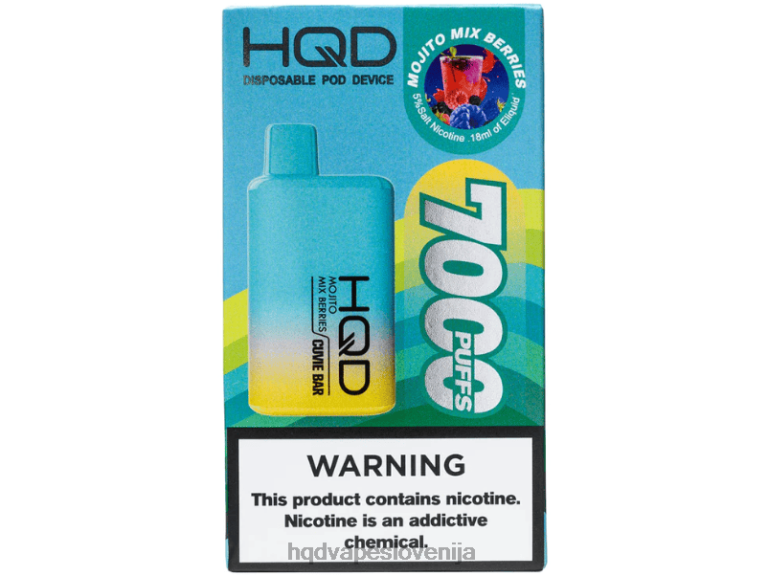mojito mešanica jagod HQD CUVIE BAR za enkratno uporabo V26FR224 - HQD vape price -