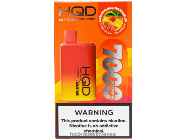 pomaranča mango lubenica HQD CUVIE BAR za enkratno uporabo V26FR227 - HQD wholesale -