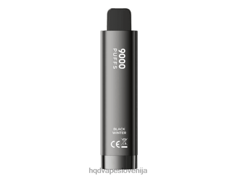 črna zima HQD CUVIE 9000 PUFFS za enkratno uporabo V26FR271 - HQD vape Ljubljana -