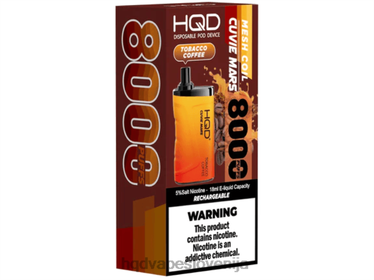 tobačna kava HQD CUVIE MARS za enkratno uporabo V26FR264 - HQD vape price -