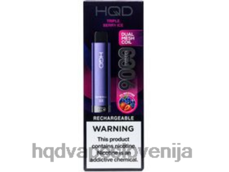 trojni jagodni led HQD CUVIE PLUS 2.0 za enkratno uporabo V26FR266 - HQD vape flavors -