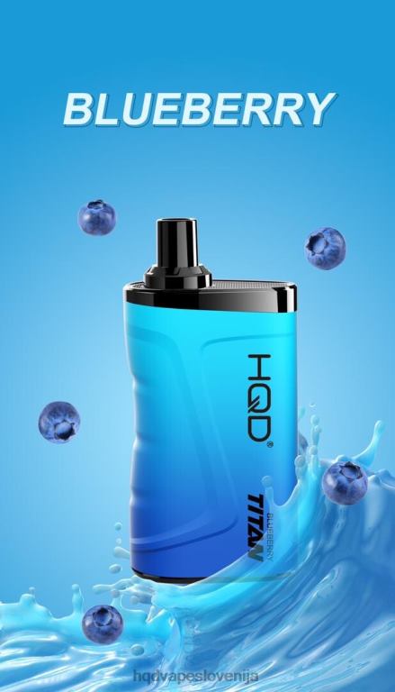 borovnica HQD TITAN 7000 vpihov V26FR5 - HQD cigareta -
