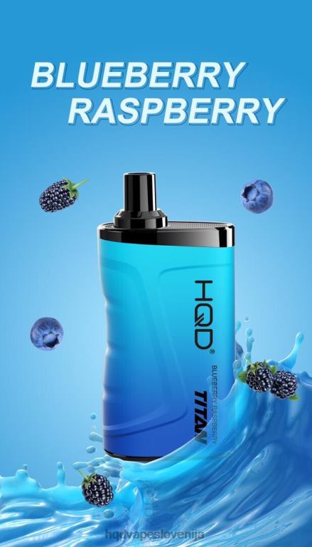 borovnica malina HQD TITAN 7000 vpihov V26FR10 - HQD vape Slovenija -