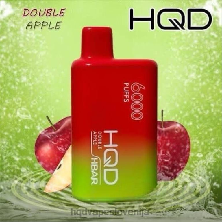 dvojno jabolko HQD HBAR 6000 vpihov V26FR49 - HQD store -