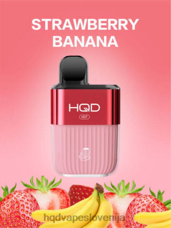 jagodna banana HQD HOT 5000 vpihov V26FR69 - HQD store -