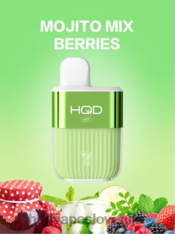 mojito mešanica jagod HQD HOT 5000 vpihov V26FR61 - HQD vape Ljubljana -