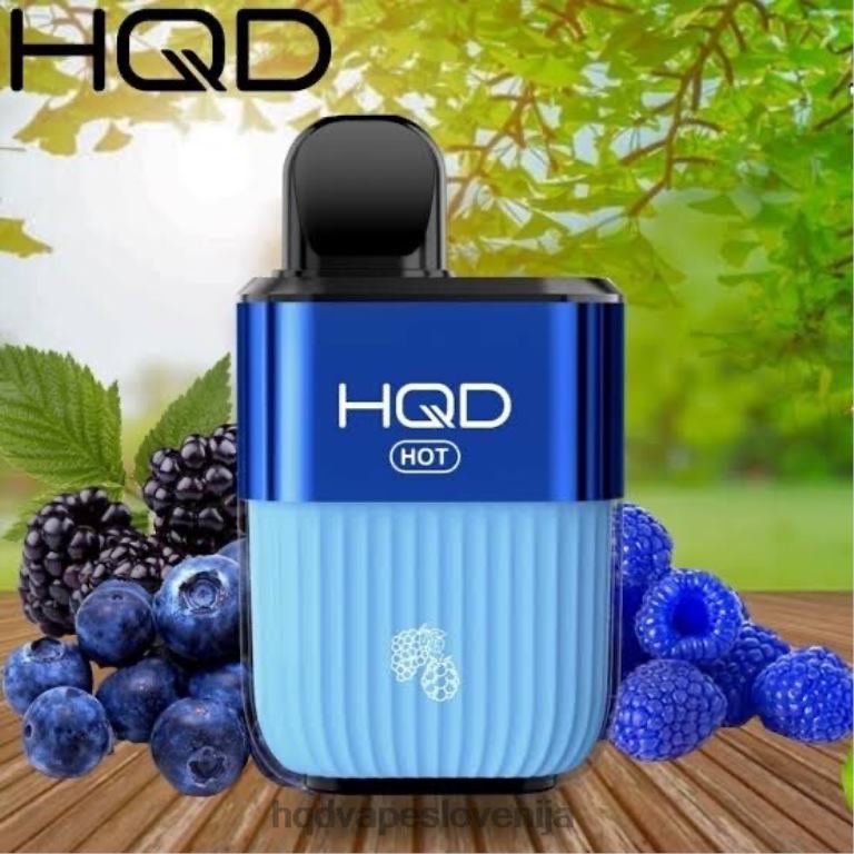 sveže jagode HQD HOT 5000 vpihov V26FR68 - HQD vape cena -