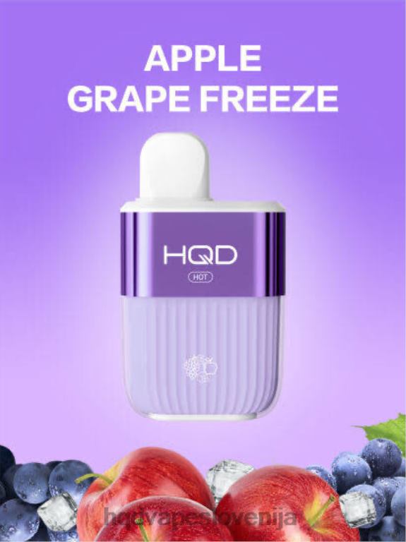 zamrzovanje jabolk in grozdja HQD HOT 5000 vpihov V26FR59 - HQD store -