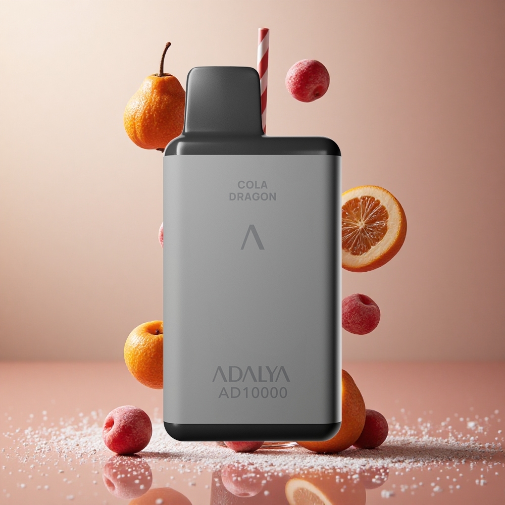 Adalya AD 10000 Puffs Enkratna Vape Cola Zmaj (14 ml, 2% Nikotin)