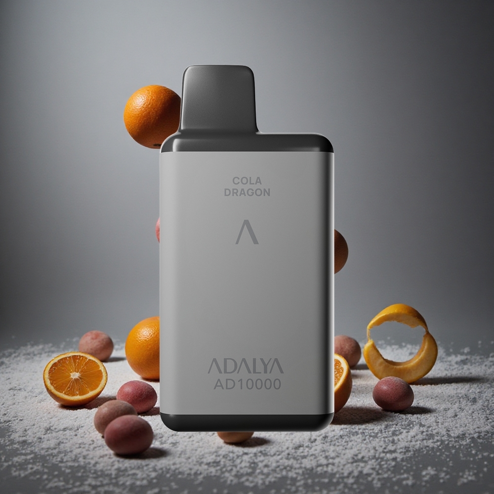 Adalya AD 10000 Puffs Za enkratno uporabo Vape Berlinska Noč Svetlo Modra 14 ml