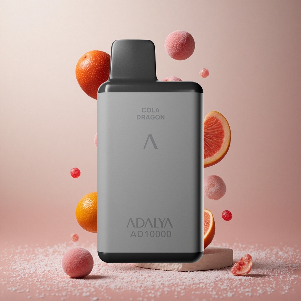 Adalya AD 10000 Puffs Za enkratno uporabo Vape Love 66 Vesoljsko siva 14 ml