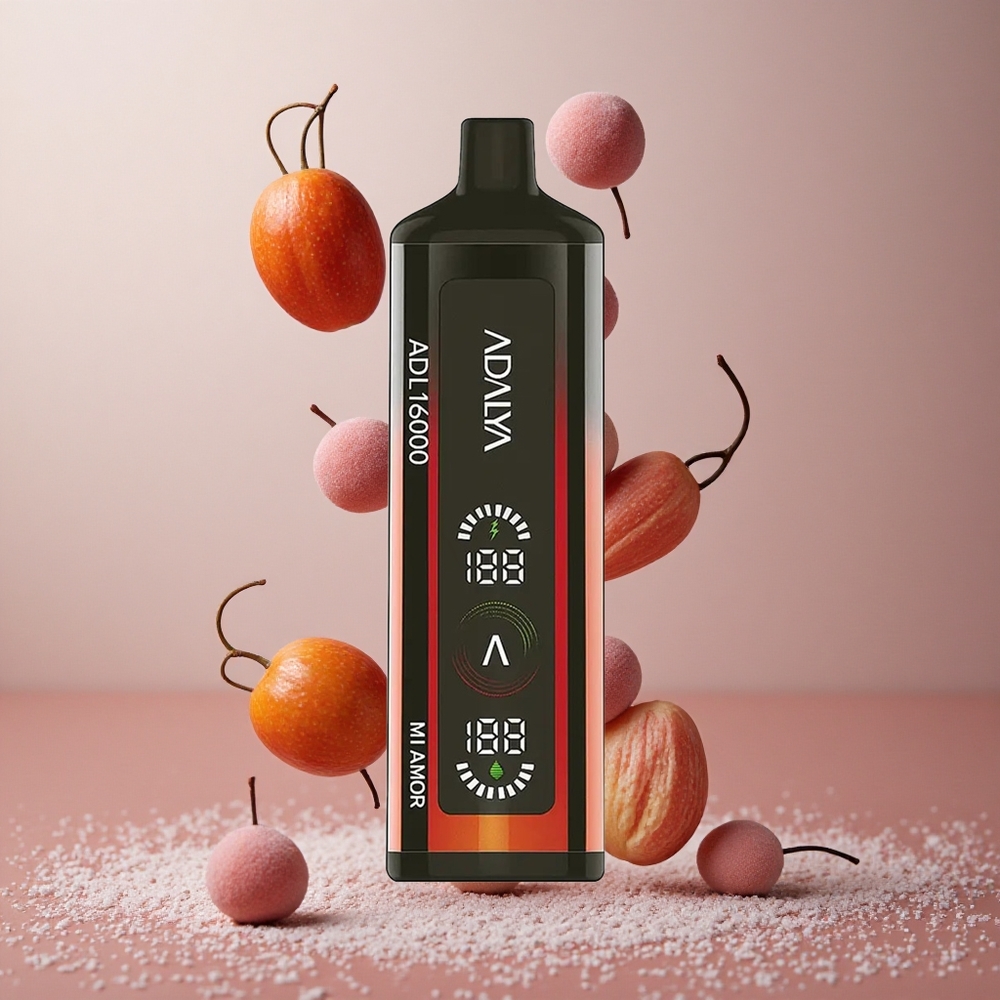 Adalya ADL 16000 PRO Puffs Za enkratno uporabo Vape Mi Amor 25ml 2% Nikotin