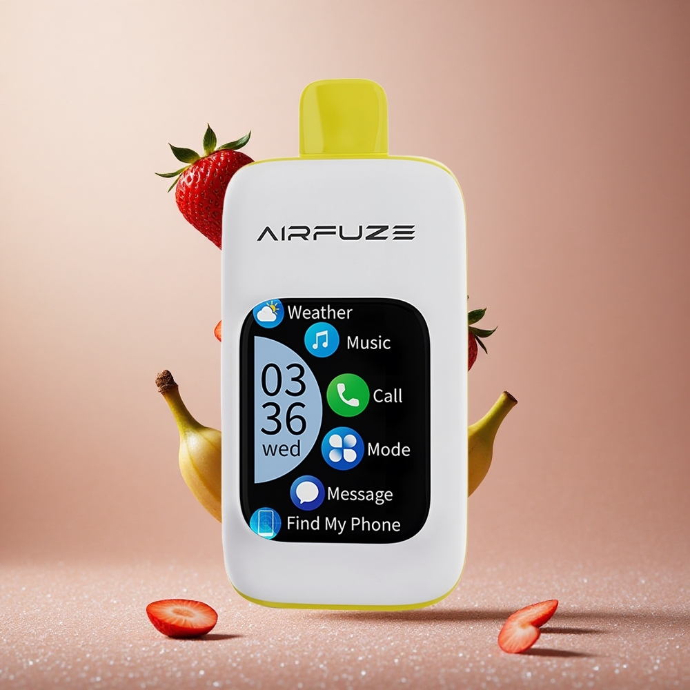 AirFuze Smart 30000 Puffs Aroma Jagoda-Banana 900mAh Tip-C