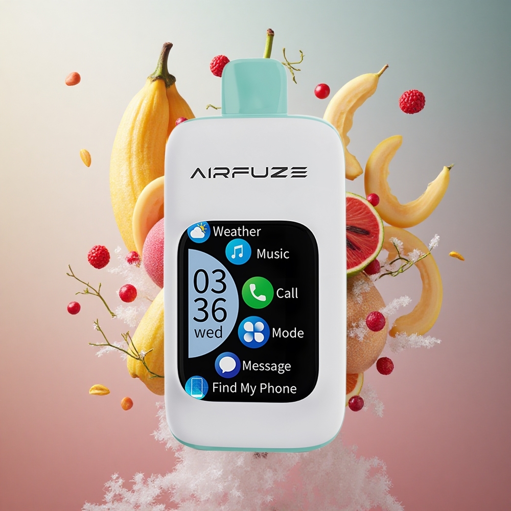 AirFuze Smart 30000 Puffs Za enkratno uporabo Vape Mavrični Sadni Pokus 900mAh
