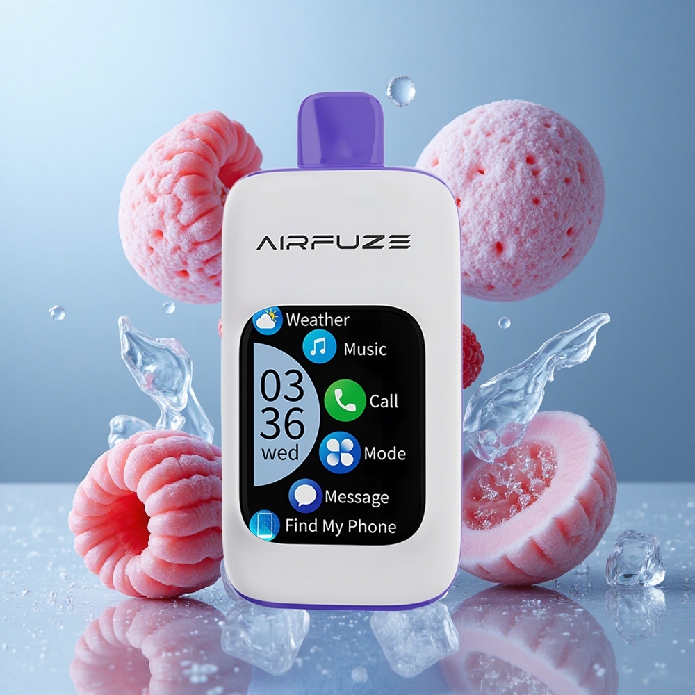 AirFuze Smart Pro 40000 Puffs Dispozabilni Vape Modra Malina Led