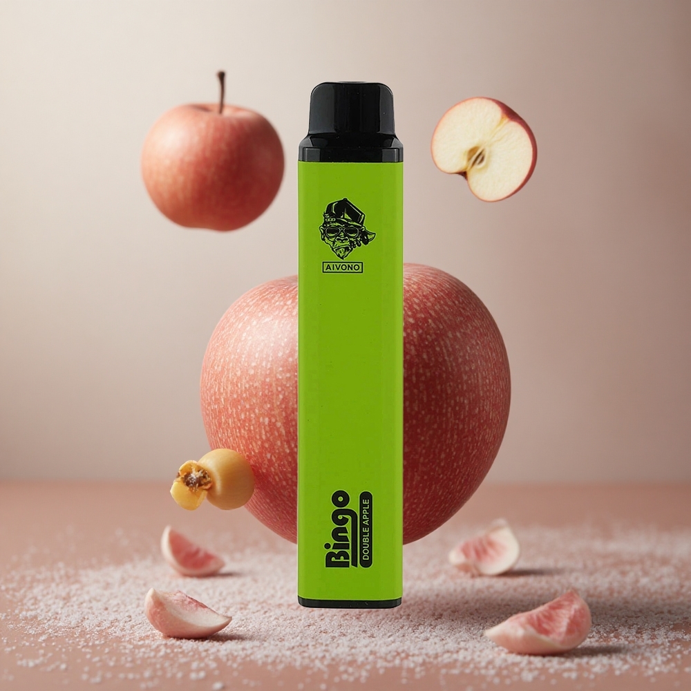 Aivono AIM BINGO 4000 Puffs Dvojno Jabolko 10mL 1000mAh