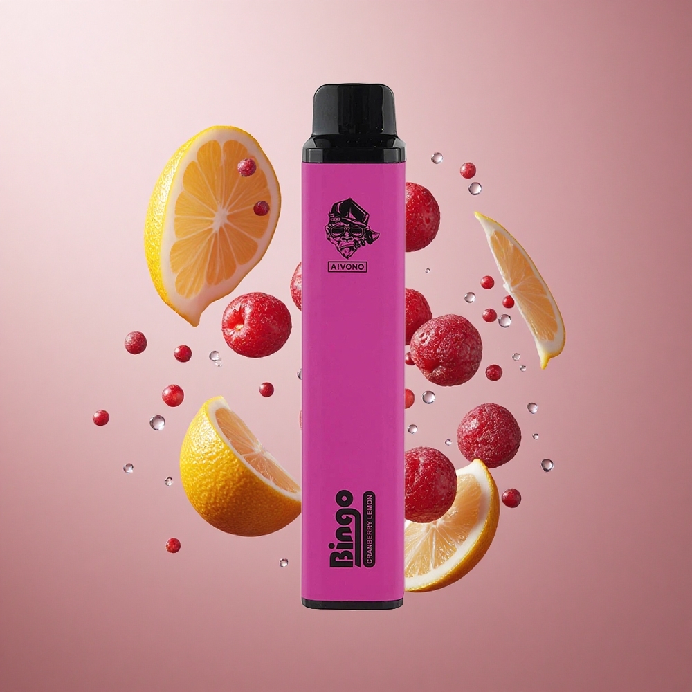 Aivono Aim Bingo 4000 Puffs Okus Brusnica Limona 10 mL 1000mAh
