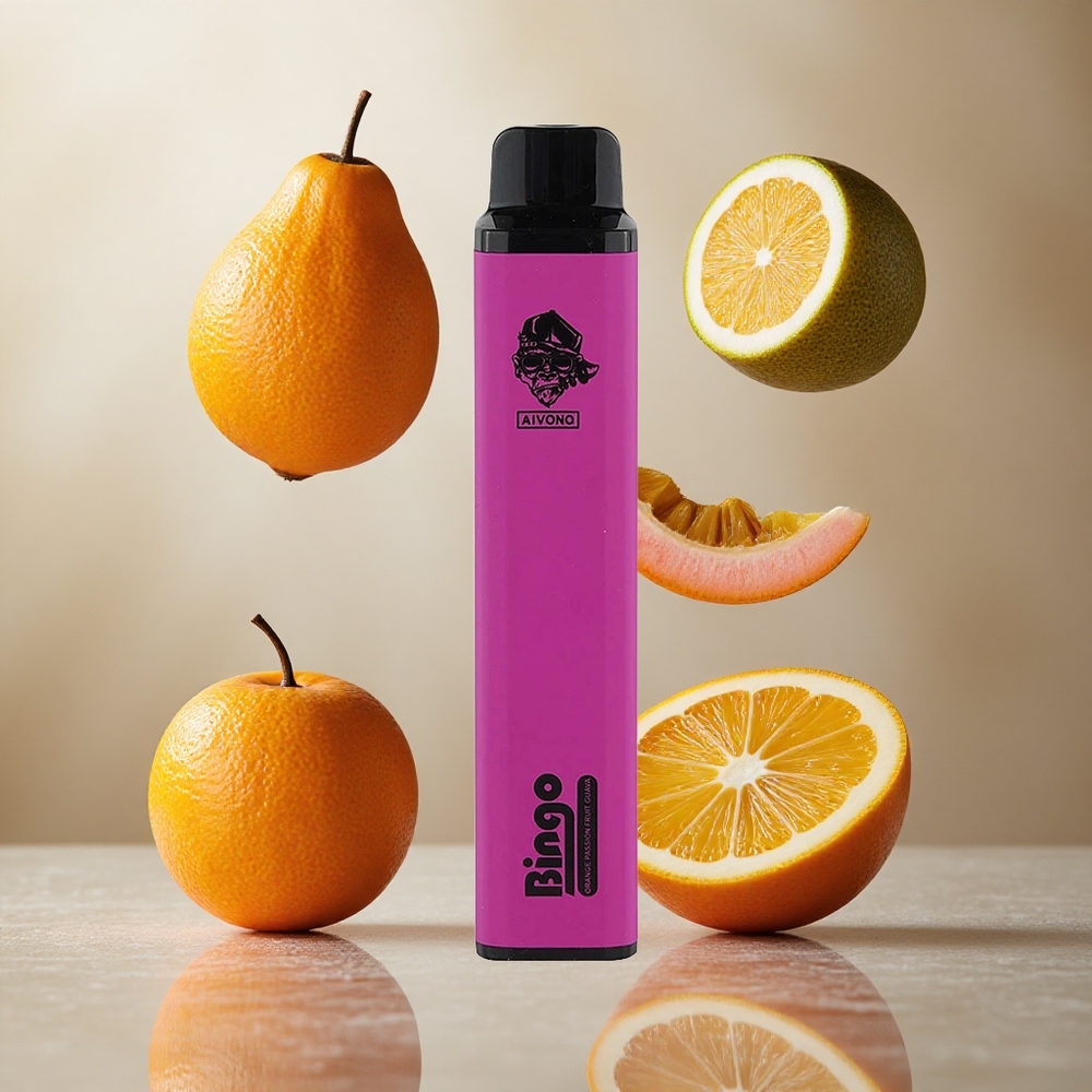 Aivono Aim Bingo 4000 Puffs Za enkratno uporabo Vape Oranžna Pasijonka Guava 10mL 1000mAh