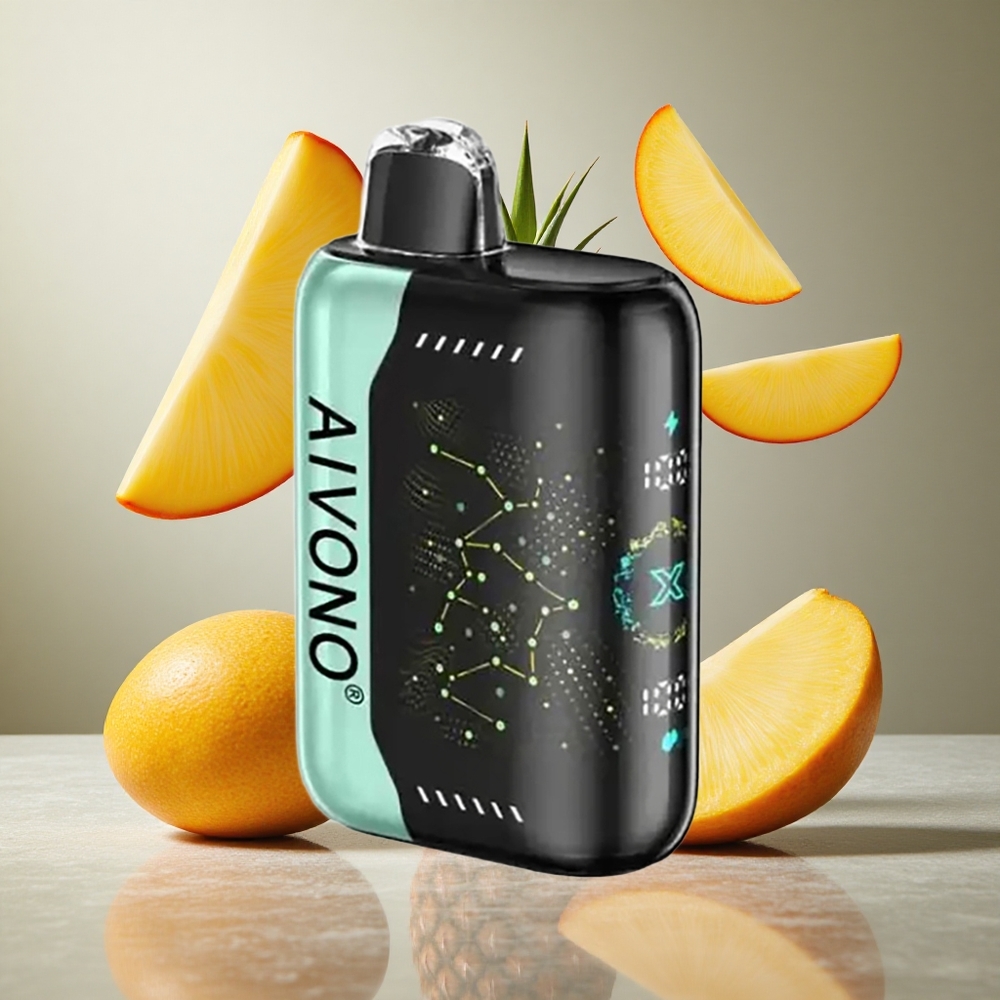 Aivono AIM BOOM 25000 Puffs Za enkratno uporabo Vape Kislo Mango Ananas 28ml