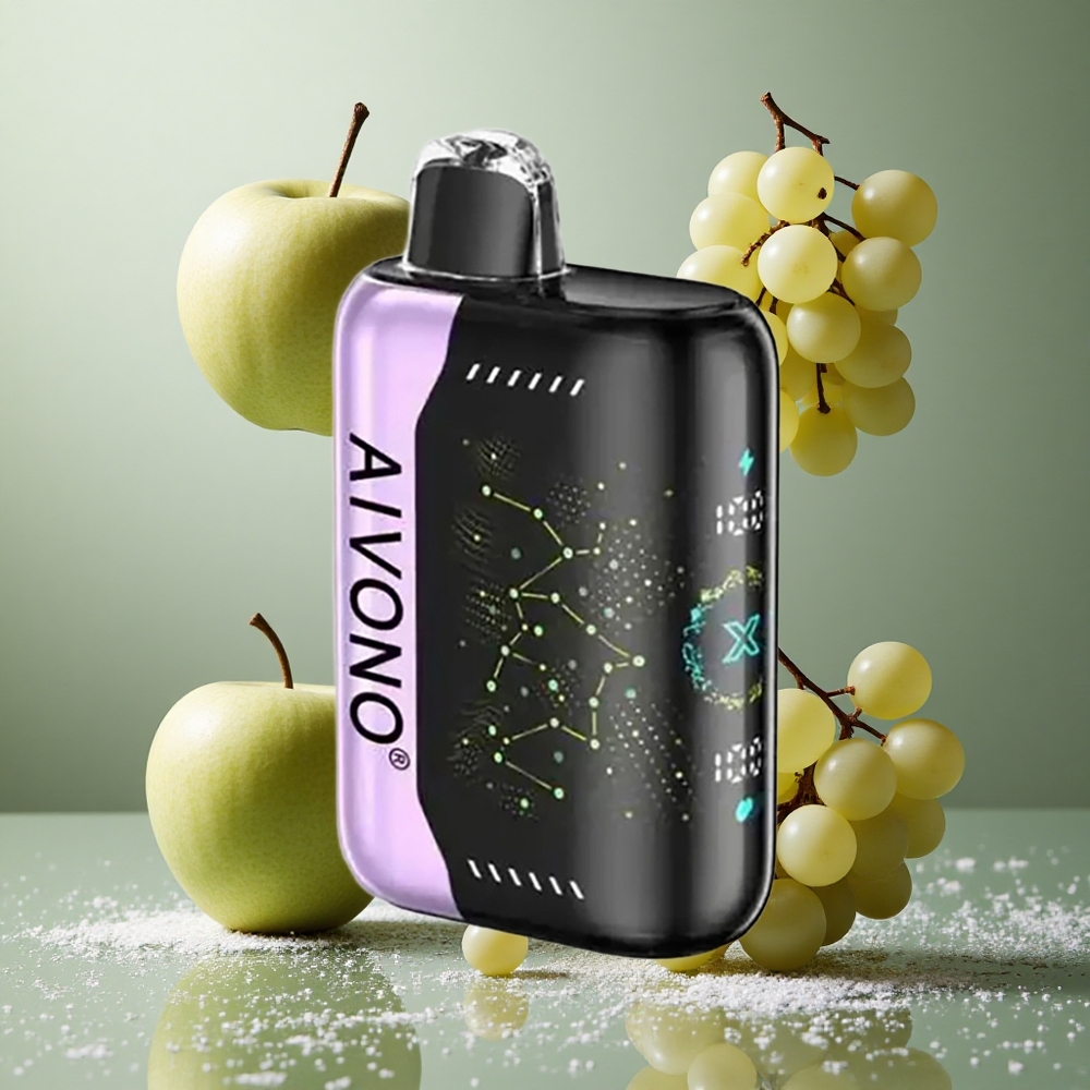 Aivono Aim Boom 25000 Puffs Zeleno Jabolko Grozdje 28ml 650mAh