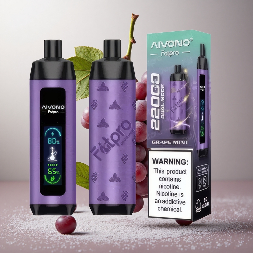 Aivono AIM FATPRO 22000 Puffs Grozdna Meta 0,6 ohm Mrežasta Tuljava